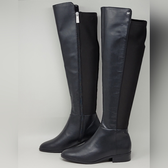 Michael Kors Women's Bromley Over The Knee Flat Riding Black Boot Size 5.5 New - Picture 2 of 13